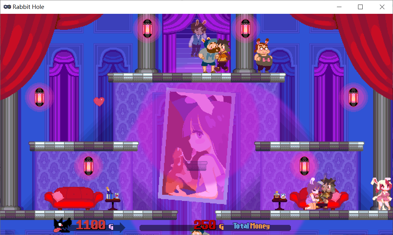 [PC-ACT游戏] 【ACT/新作/动态】兔子国粉红沙龙 Rabbit Hole [水管玛丽H版?!]【100M/度盘】