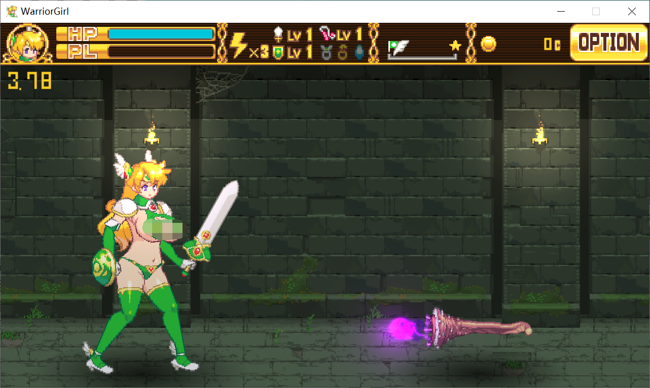 [PC生肉-ACT游戏] 【ACT/全动态/惊艳像素】精灵战士少女 V1.40 DL完整正式版[全内容]【760M/更新/全CV】