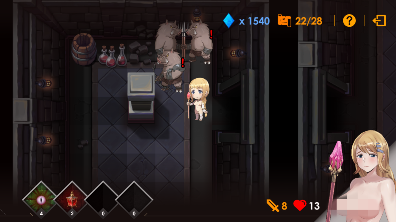 [PC-SLG游戏/巨乳/NTR]Escape Dungeon-莎莉丝 地牢脱出 官方中文+全CG存档[百度][0.22G]