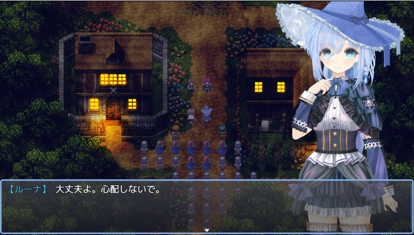 [PC-RPG游戏] 【RPG/新作/机翻/有动画】【蒼魔導士ルーナ】~天才魔導士と伝説の魔導士【2G/度盘】