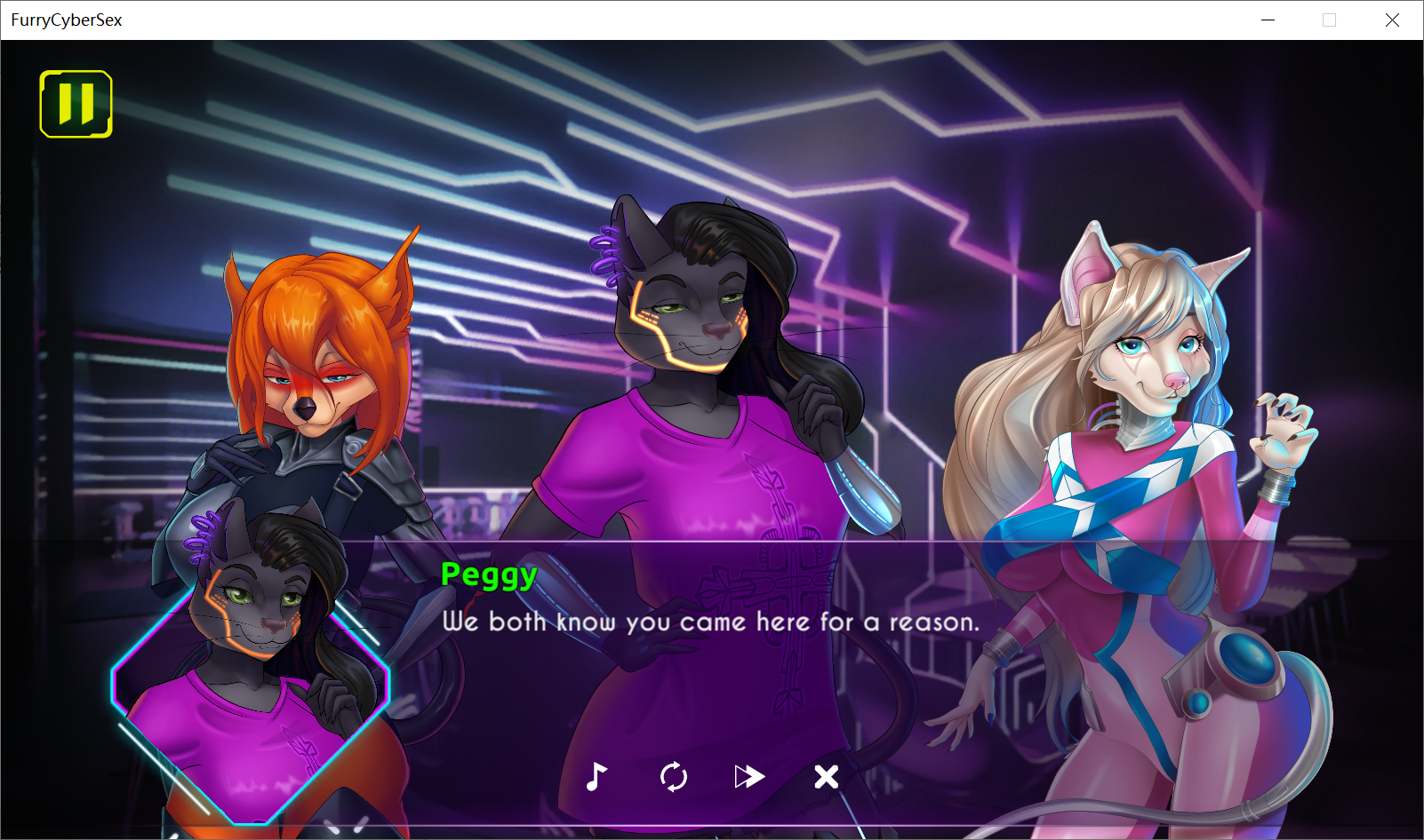 【PC生肉-SLG游戏】赛博朋克的毛茸茸【780M百度云】