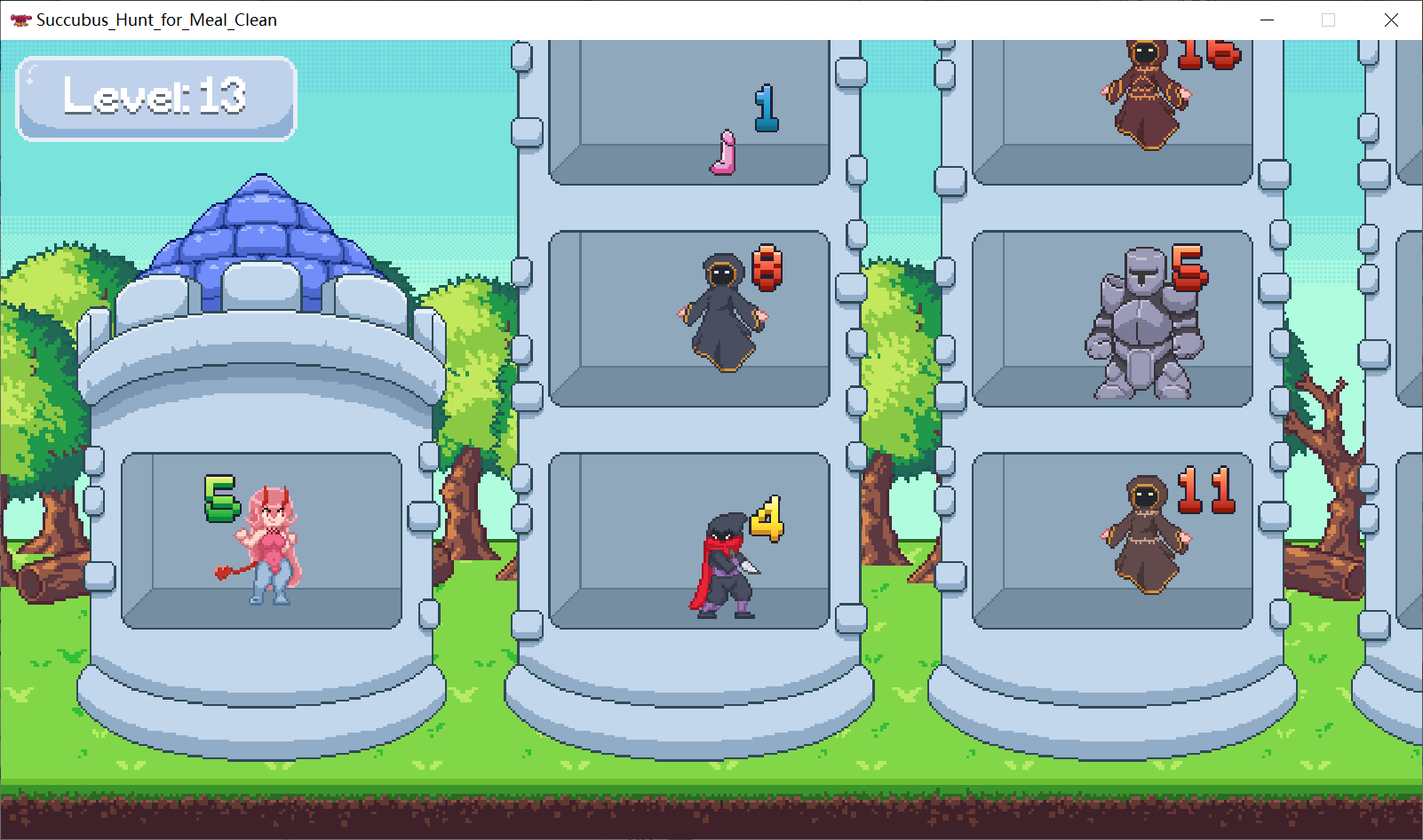 【PC生肉-SLG游戏】魅魔捕食 Succubus_Hunt_for_Meal_Clean 爬塔游戏【40M】