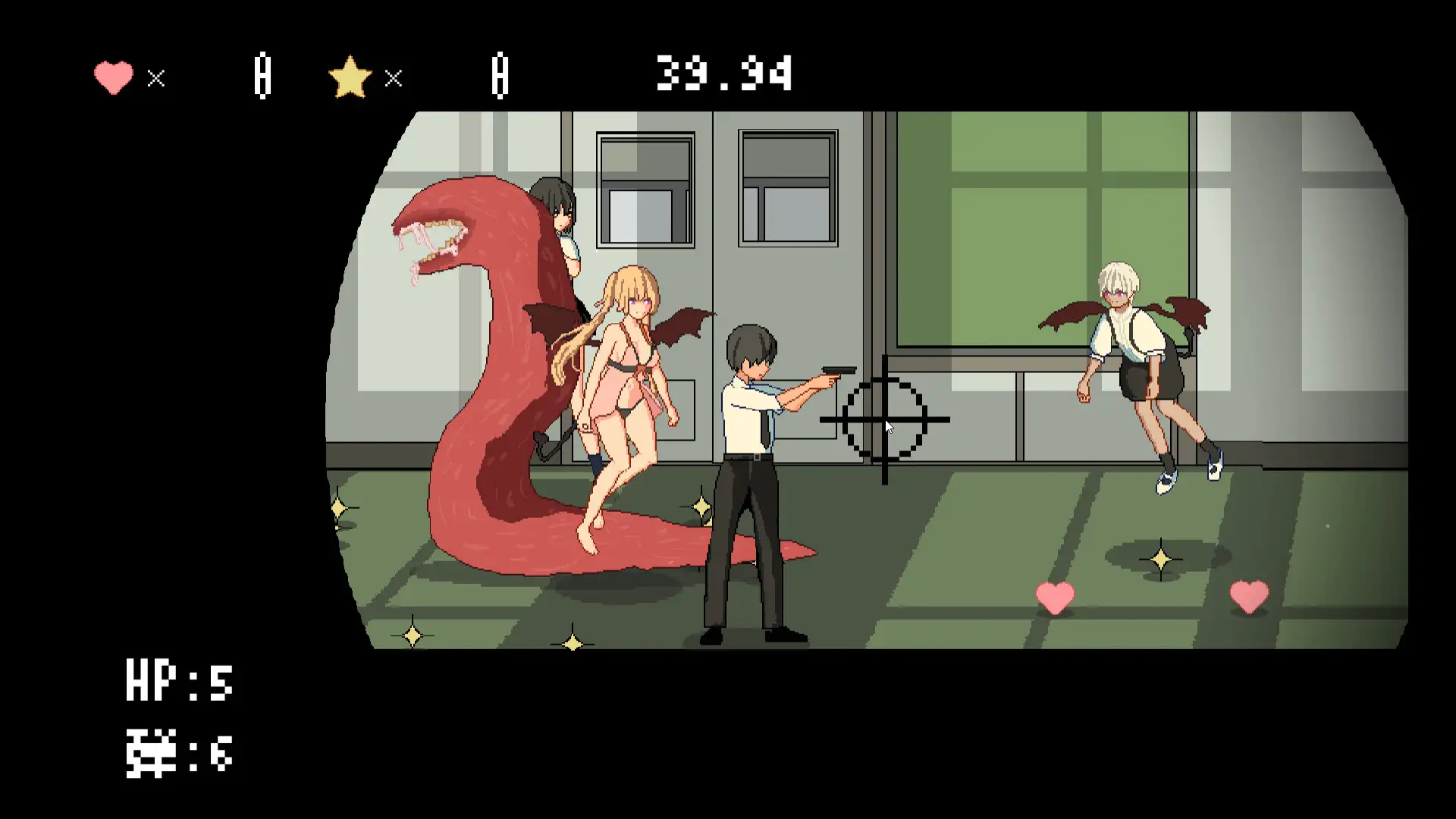 [PC生肉-ACT游戏] 【ACT/新作/像素/动态】アストラルブレット/与女孩一起在校园战斗[全CG]【303M/度盘】