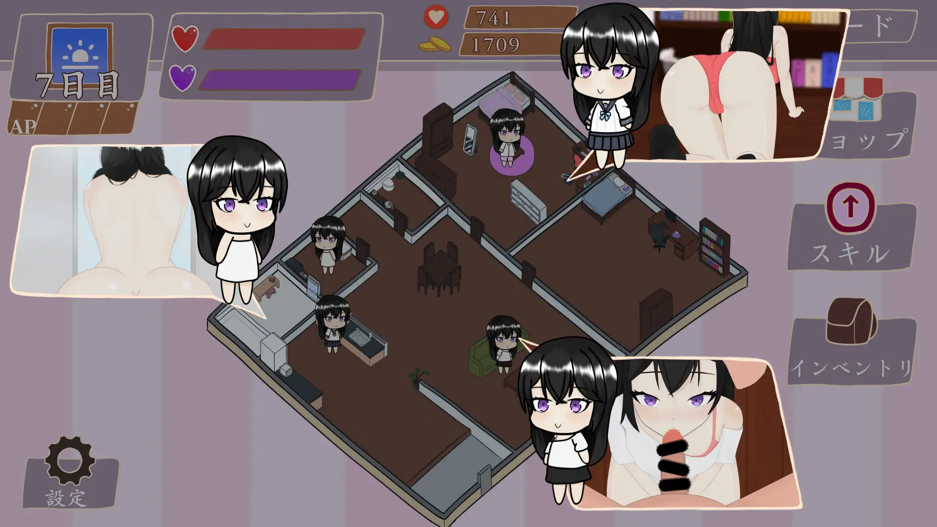 [PC-SLG游戏] 【SLG/机翻/新作】30日間 ～ 妹との生活【2.7G/度盘】