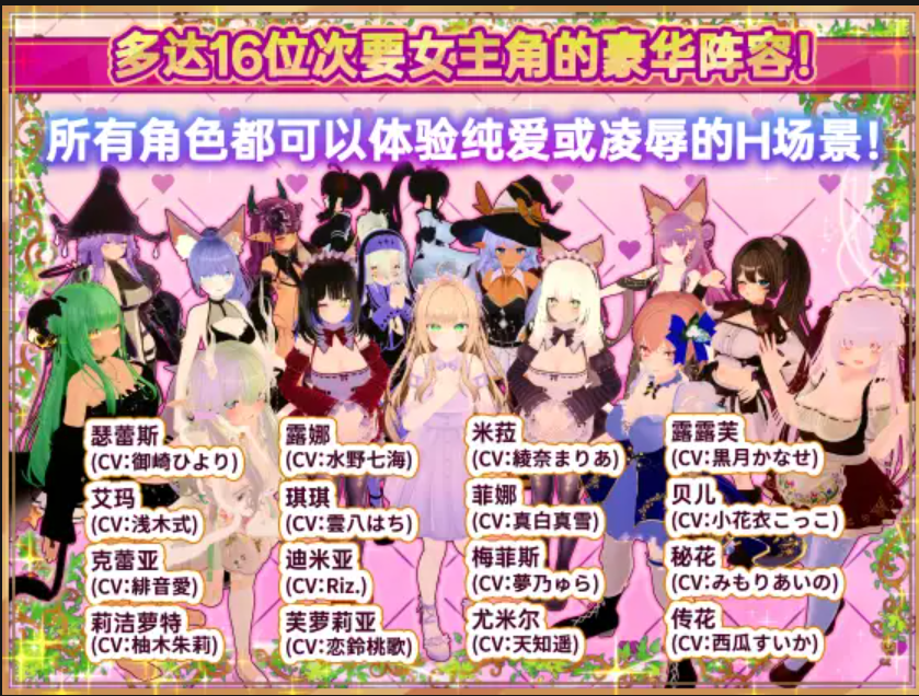 [PC-SLG游戏] [SLG/PC/官中] 异世界树的巫女～用魔法触摸尽情做色色的事～ 異世界樹の巫女~ + DLC [6G]