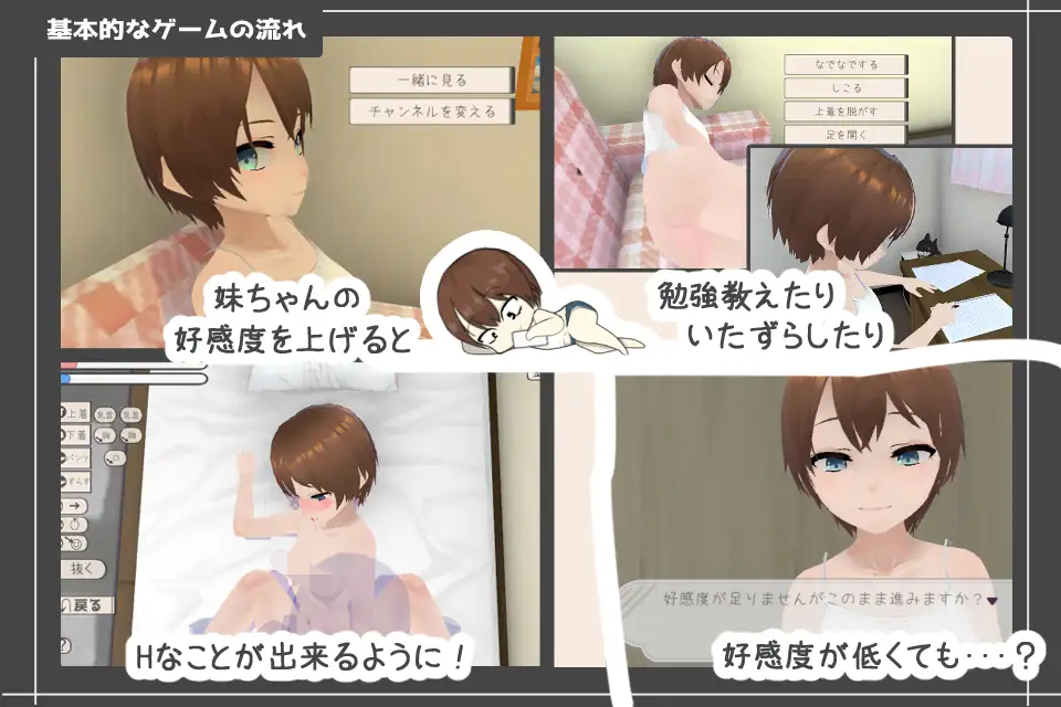 [PC-SLG/动态/更新/AI汉化/步兵] 和妹妹一起生活吧（妹ちゃんとくらそう）V1.5+DLC [1.4G]