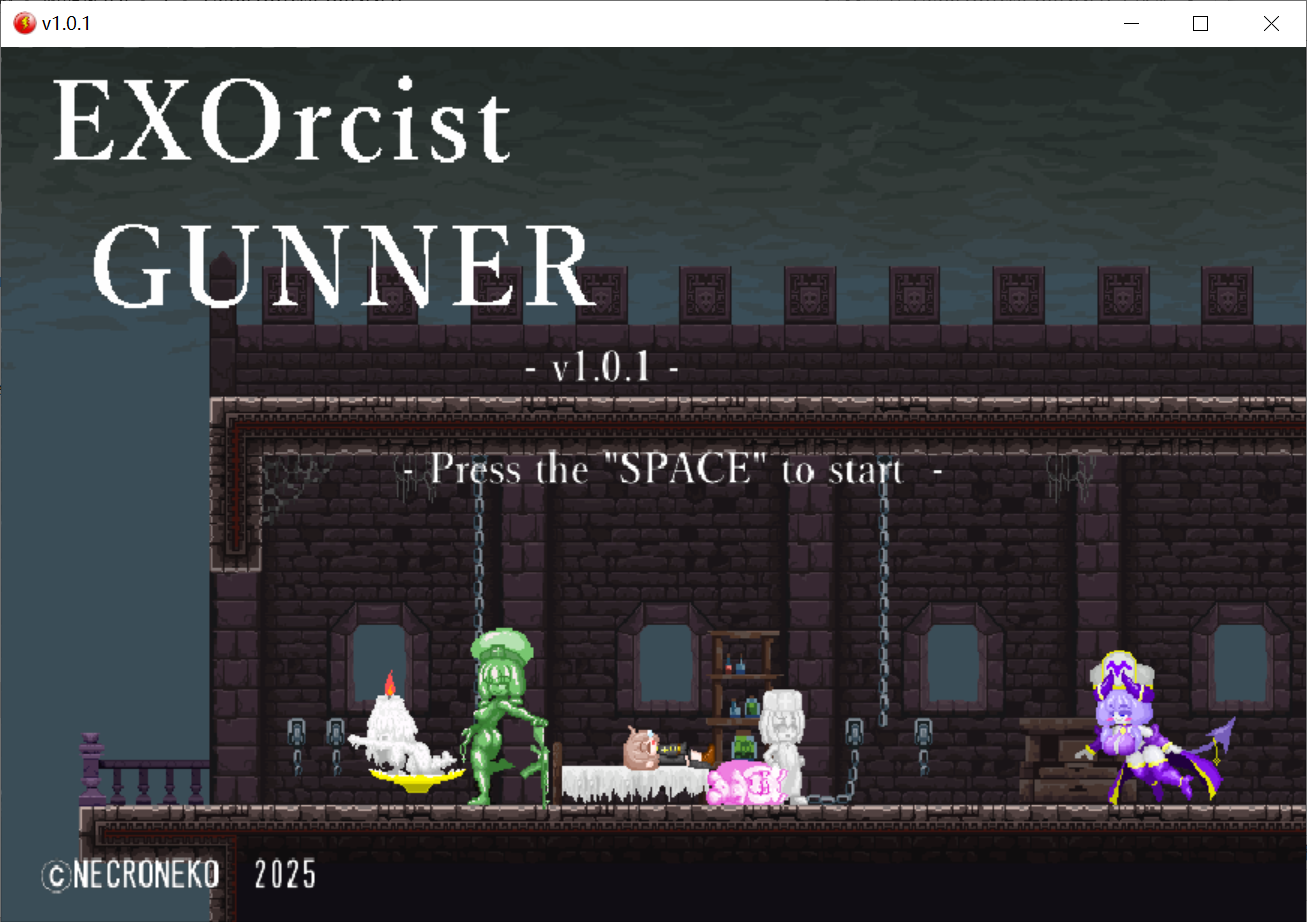 【PC生肉-ACT游戏】[KuroCat] EXOrcist GUNNER [114.94MB]