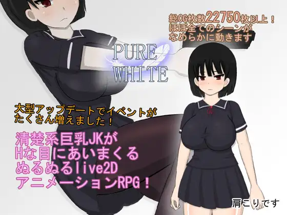 [PC-RPG游戏] 【精品RPG/汉化/NTR】纯白无瑕/ピュアホワイト Ver2 AI汉化版【2.9G】