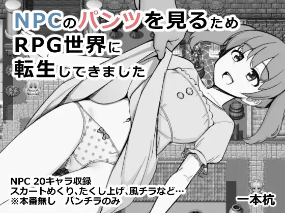 [PC/安卓-RPG游戏] [RPG/新汉化]为了目睹NPC胖次而转生到RPG世界的我 NPCのパンツを見るためRPG世界に転生してきました AI汉化版[1G]
