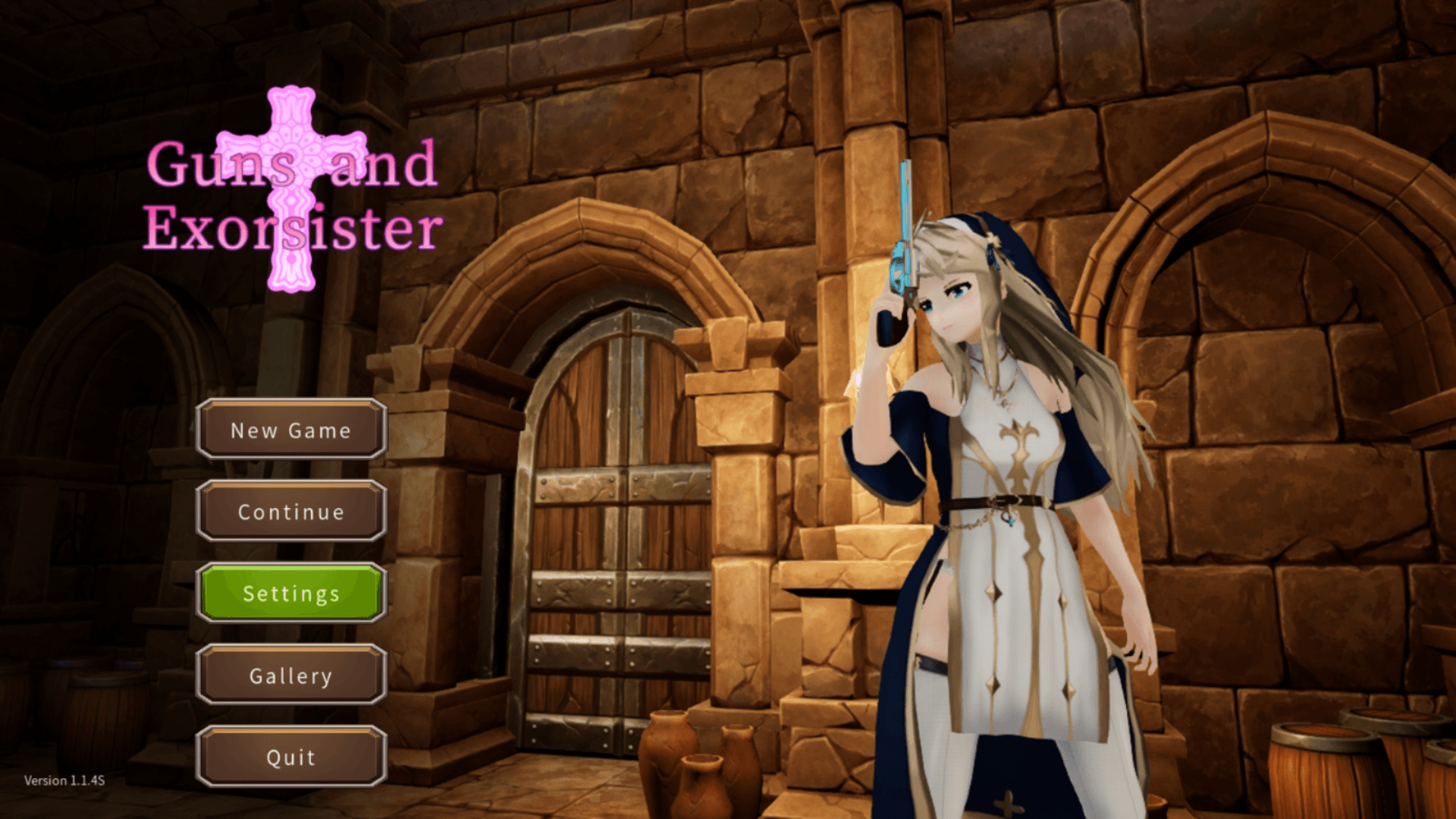 [PC-3D游戏] [3D新作/官中/动态] 驱魔与迷途修女 Guns and Exorsister v1.1.4s Steam官方中文版[1G]