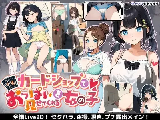 【PC-精品SLG机翻动态】在纸牌店给我看胸部的女孩カードショップでおっぱいを見せてくれる女の子 v1.04 [600M]