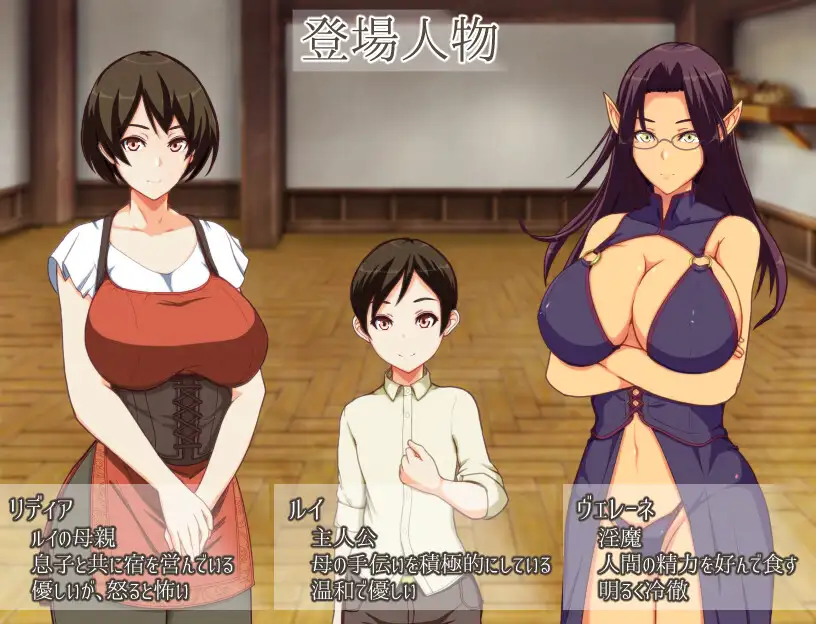 [PC/安卓-日式RPG/小马开大车] 莉迪亚的旅馆 リディアの宿屋 ～淫魔の宿帳～  内嵌AI汉化版+作弊码 [1.0G]